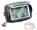 Porta-Smartphone / Porta-Navegador Gps Al Manillar 3.5 Pulgadas - Neg