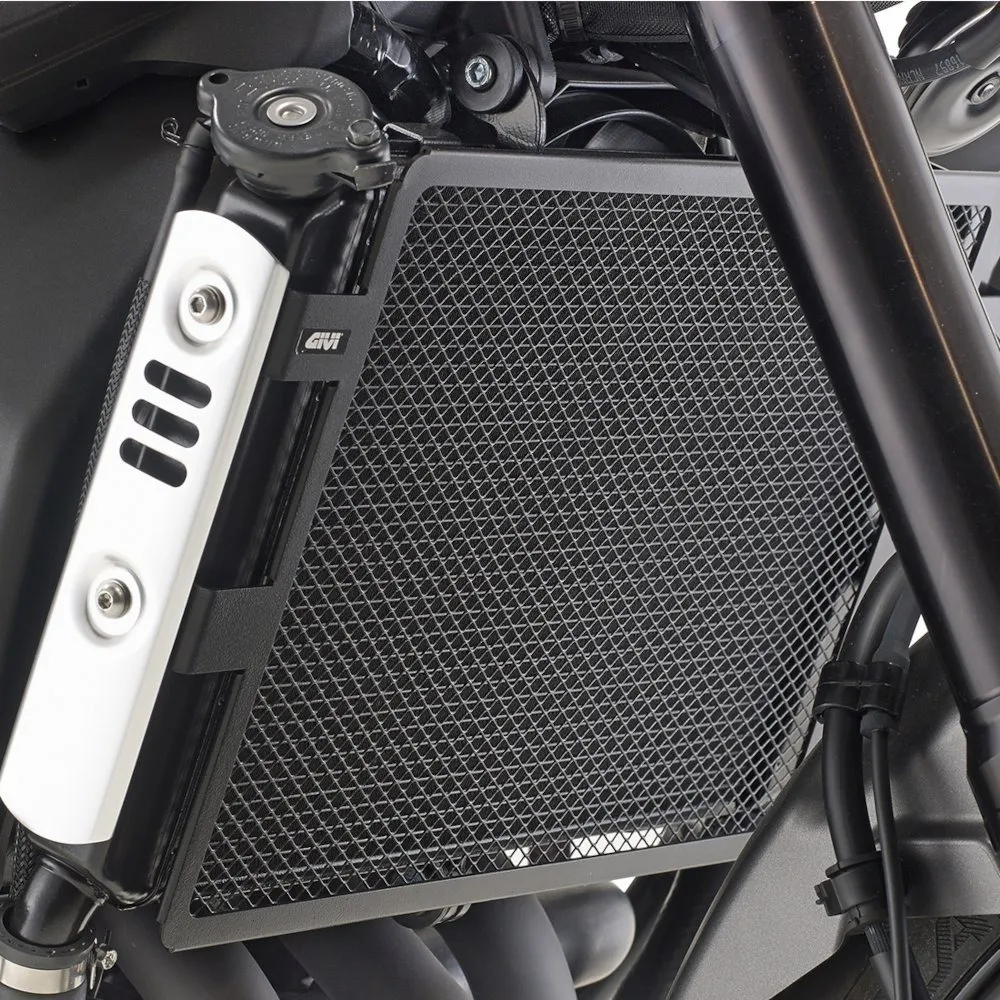 Protector Radiador Especifico En Acero Inoxi. Negro Suz V-Strom 1050 (20-21)/V-Strom 1050 Xt (20-21)