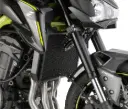 Protector Radiador Especifico En Acero Inoxidable Pintado Negro Kawasaki Z 900 (17-20)