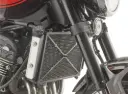 Protector Radiador Especifico En Acero Inoxidable Pintado Negro Kawasaki Z 900 Rs (18-19)