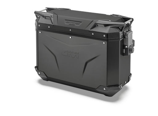 [obke37bl] Trekker outback evo lateral 37lts - (izquierdo) - negro