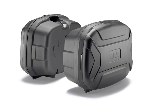 [trk35bbpack2] Par de baules laterales trekker 35 lts - aluminio negro