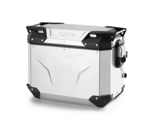 Baul Monokey® Trekker Outback Evo Al.Anod Der. 44Lts - Añadir Kit Smart Security L
