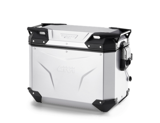 Baul Monokey® Trekker Outback Evo Al.Anod Izq. 44Lts - Añadir Kit Smart Security L