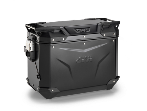 Baul monokey® trekker outback evo al.negro der. 44 lts - añadir kit smart security l