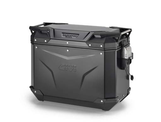 [obkev44bl] Baul Monokey® Trekker Outback Evo Al.Negro Izq. 44Lts - Añadir Kit Smart Security L