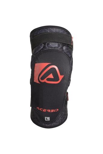 Rodilleras Soft 3.0 Niño - Negro / Rojo - Linea 2019