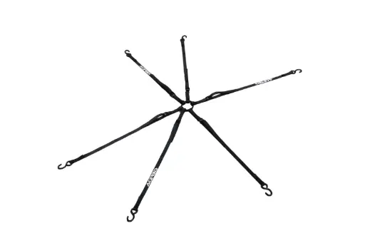 Suncho Araña X 6 25Mm X 980 Mm C/U - Negro
