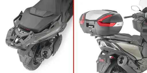 [SR6122] Soporte Baúl Givi Kymco Ak 550/575 Premium (23-25) Negro