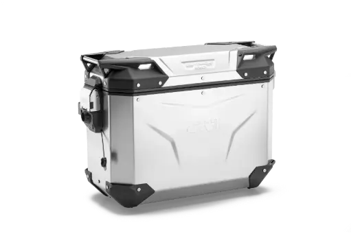 [OBKEV37AR] BAUL MONOKEY® TREKKER OUTBACK DER. EVO ALUMINIO 37 LTS - AÑADIR KIT SMART SECURITY LOCK