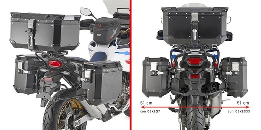 [PLOS1178CAM] Soporte lat one-fit cam-side trekker lado Der Ajustado Honda Africa Twin CRF1100L 