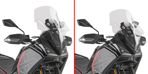 [D9352ST] Parabrisas espec transp 54,5 x 46 cms MOTO MORINI x-cape 700 (25)
