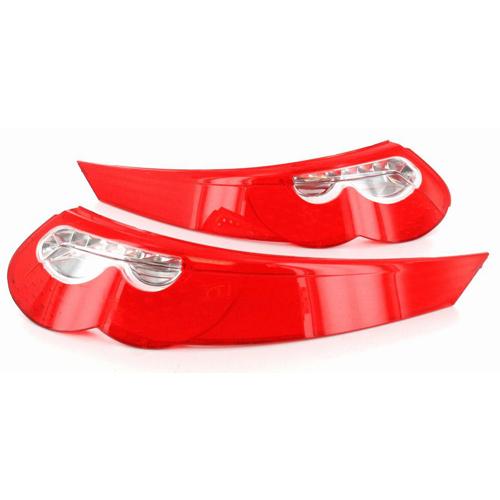 [z696r] Par De Reflectores E55 - Rojo
