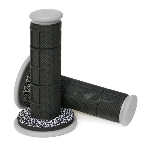 [WDG-8150] Puños Mx-Enduro Doble Densidad Con Donuts Gris/Negro