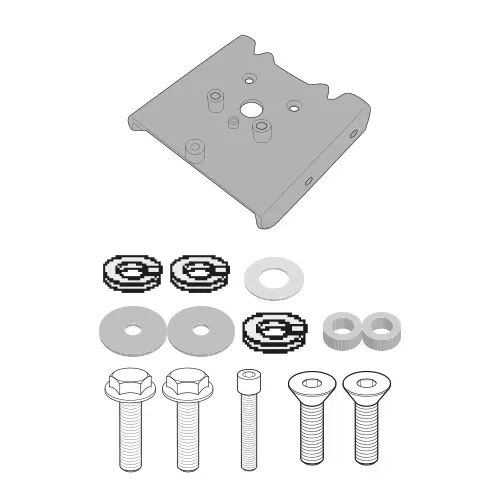 [6421kit] Kit P/ Instalar Plo-Plx Sin Sop Trasero Triumph Tiger Sport 660 (22)