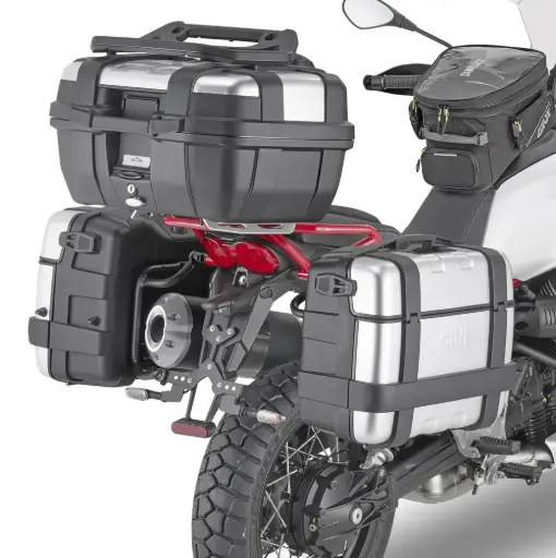 [plor8203n] Soporte Lateral Fijacion Rapida Pl Onefit (A Combinar Con Kit Ofmk) Moto Guzzi V85 Tt (19)