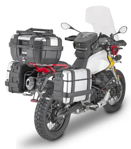[plor8203mk] Soporte lateral fijacion rapida pl onefit para maletas monokey® moto guzzi v85 tt (19-20)