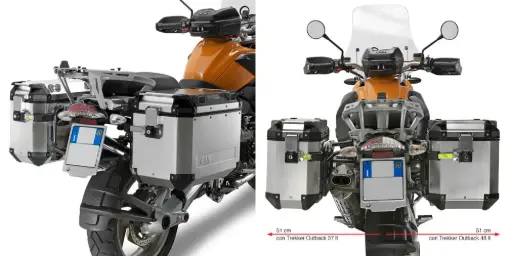[pl684cam] Soporte lateral outback bmw r1200 gs 04-12
