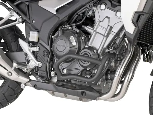 [tn1171] Defensa de motor baja negra honda cb 500 x (19-21) cb 500 f (19-20)