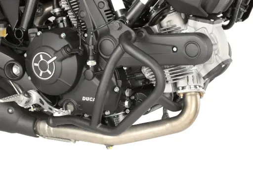 [tn7407] Defensa De Motor Negra - Ducati Scrambler 400 (16-18) Icon 800 (15-18)