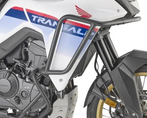 [tnh1201] Defensa alta de motor negra honda xl 750 transalp (23-25)
