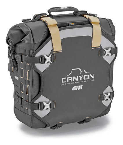 Alforja Lateral Derecha Recortada Impermeable Para Enduro - 25Lts
