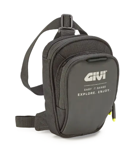Bolso De Pierna Impermeable - Negro