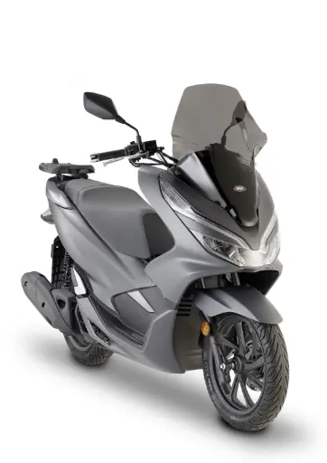 [1129d] Parabrisas especifico ahumado 60.5x43.5cm (añadir kit anclaje d1163kit) honda pcx 125 (18-20)