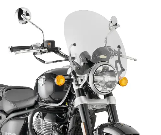 [9058a] Parabrisas transp 38x42 royal enfield super meteor 650 (23) (instal c/ kit a9058a)