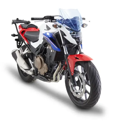 [a1152bl] Parabrisa "Ice" 28 X 36.5 Cms (Hxa) Honda Cb500F (16-18) (Incluye Kit Anclaje)