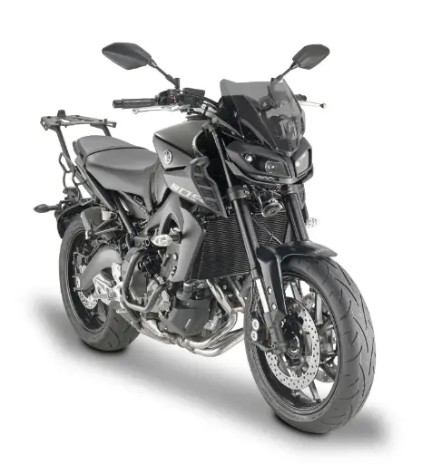 [a2132] Parabrisa especifico humo 28x36.5 cm(incluye kit anclaje) yamaha mt-09 (17-20)