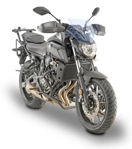 [a2140bl] Parabrisa especifico 28 x 36.5 cms "ice" (incluye kit anclaje) yamaha mt-07 (18-19)