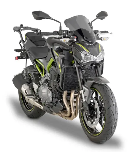 [a4118] Parabrisa especifico humo 37x32cm (incluye kit anclaje) kawasaki z 900 (17-19)