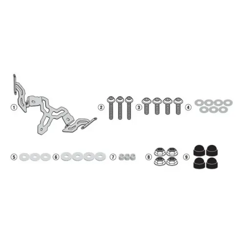 [a5104a] Kit De Anclajes P/Parabrisas 5104S - Bmw S 1000 R (14-20)