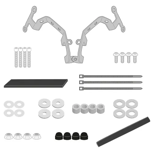 [a9223a] Kit Anclajes Especifico Para 1176A 1176Abl - Cfmoto 650 Nk (21-22)