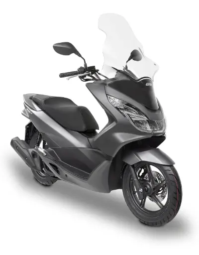 [d1130st] Parabrisa Transparente 81.5X55 Cm (Se Monta En Lugar De Orign) Honda Pcx 125-150 (14-18)