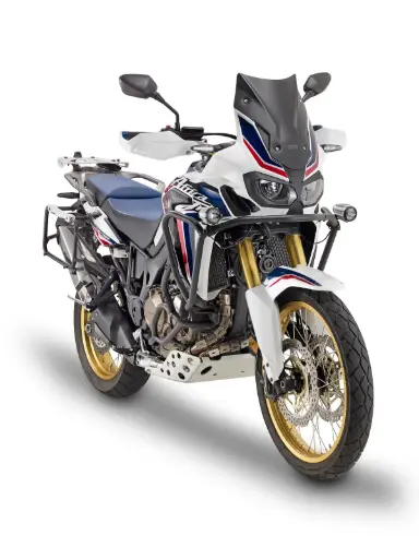 [d1144bo] Parabrisa Deportivo Negro (Se Monta En Lugar Cupula Orig) Honda Crf1000L Africa Tw (16-19)