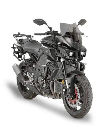[d2129b] Cupula deportiva negra 36x36 cm (incluye kit anclaje yamaha mt 10 (16 -19)