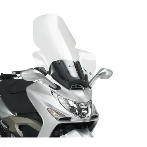 [d293st] Parabrisa Transparente 87X64Cm(Incluye Kit Anclaje) Kymco Xciting 250-300-500 (05-09)