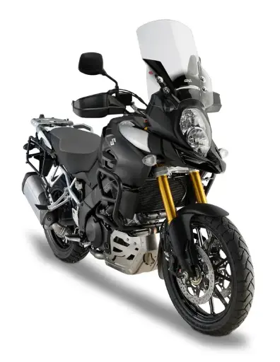 [d3105st] Parabrisa transparente 50x39.5 cm (inclue kit anclaje) suzuki dl 1000 v-strom (14-18)