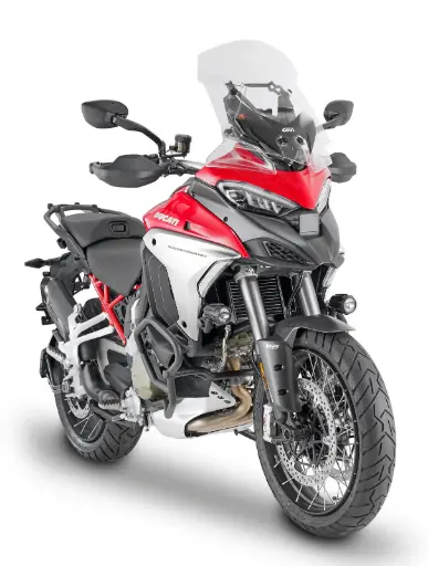[d7413st] Parabrisa transp 50x38 cm ducati multistrada v4 / s (21-23)