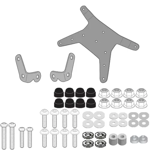 [d7711kit] Kit anclaje especifico para 7710dt/7710d - ktm 390 adventure (20)