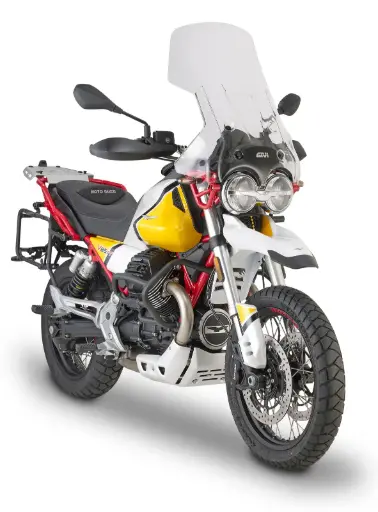 [d8203st] Parabrisa espec. transp 68.5x46cm(se monta en lugar del original) moto guzzi v85 tt (19)