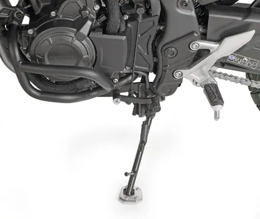 [es1203] Ampliador De Muleta En Aluminio Y Acero Inox Honda Nx 500