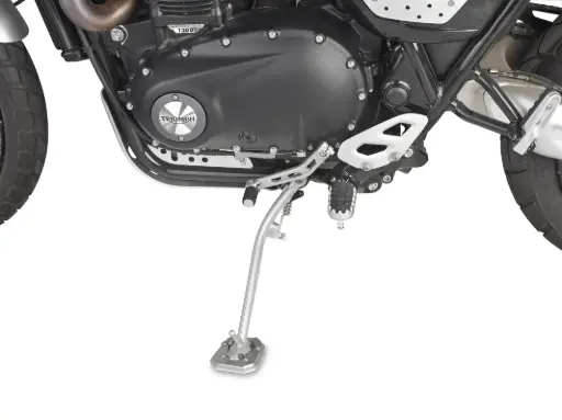 [es6416] Ampliador De Muleta En Aluminio Y Acero Inoxidable Triumph Scrambler 1200 (19-20)