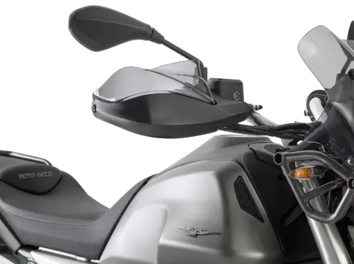 [eh8203] Extension En Plexiglas Ahumado Para Paramanos Originales Moto Guzzi V85 Tt (19)