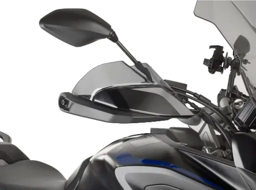 [eh2139] Extension en plexiglas ahumado para paramanos originales yam tracer 900/tracer 900 gt (18-19)