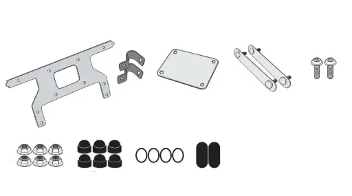 [tl2165kit] Kit Especifico P/Montaje De S250 Toolbox En Plo2145Cam - Yamaha Ténéré 700