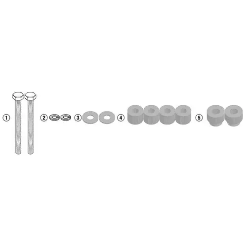 [sld4118kit] Kit especifico para montar slider sld01 - kawasaki z 900 (17-20)