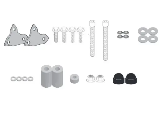 [sld7708kit] Kit especifico para montar slider sld01 - ktm duke 790 (18/19)